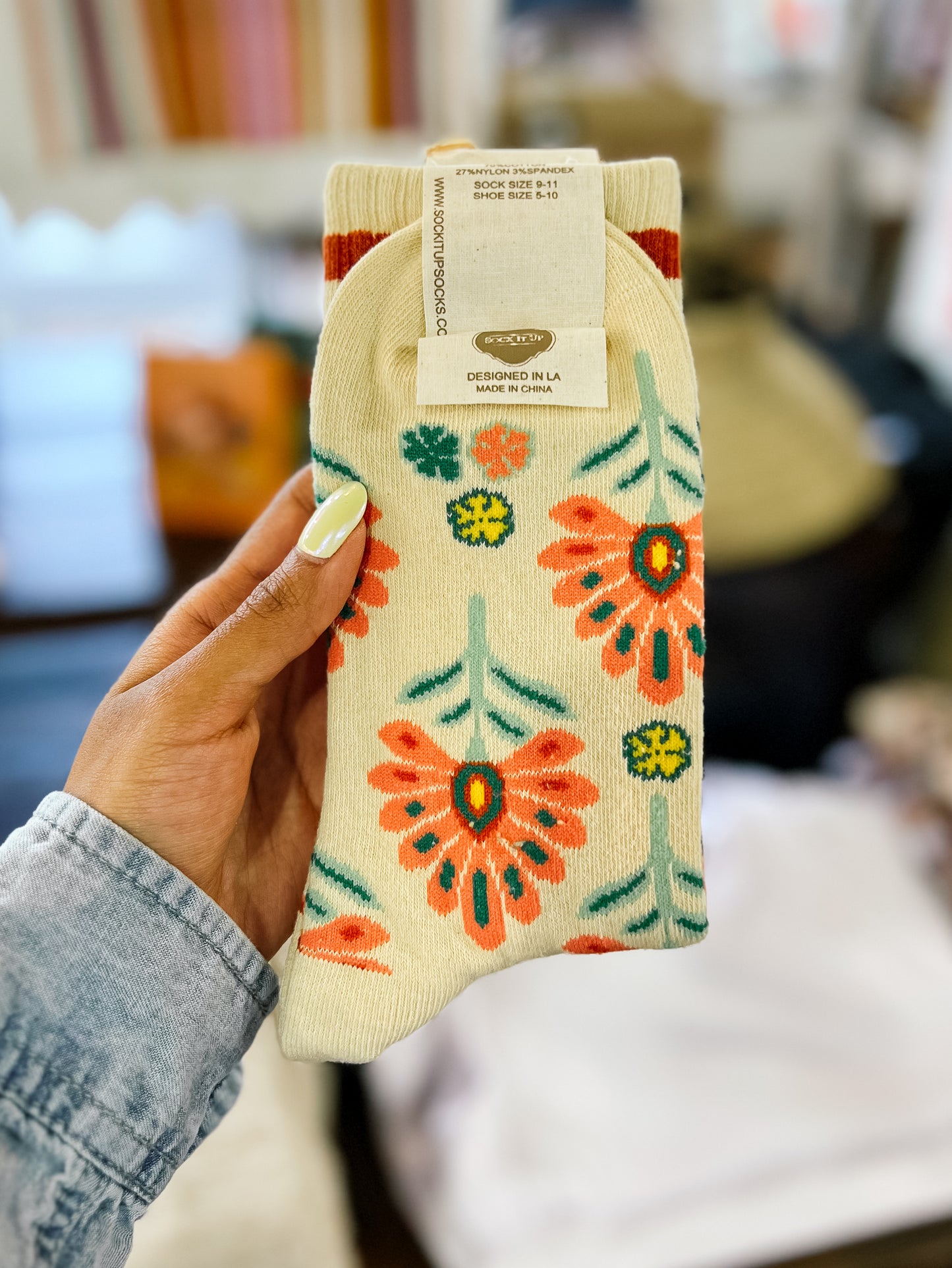 Wild Flowers Socks
