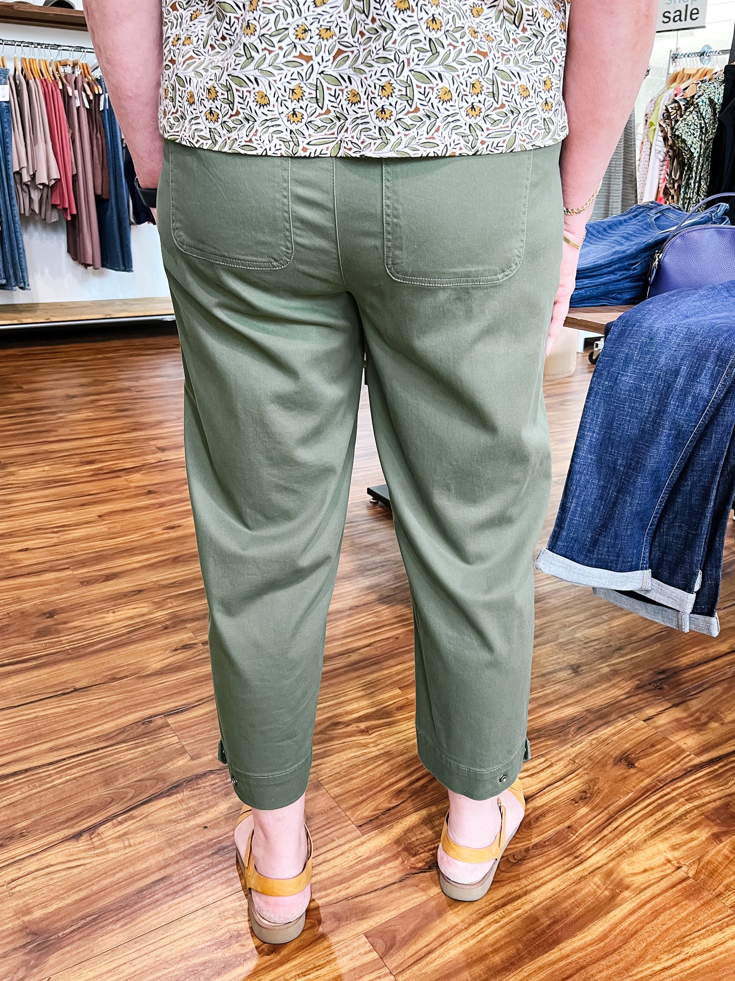 Olive Green Utility Pant