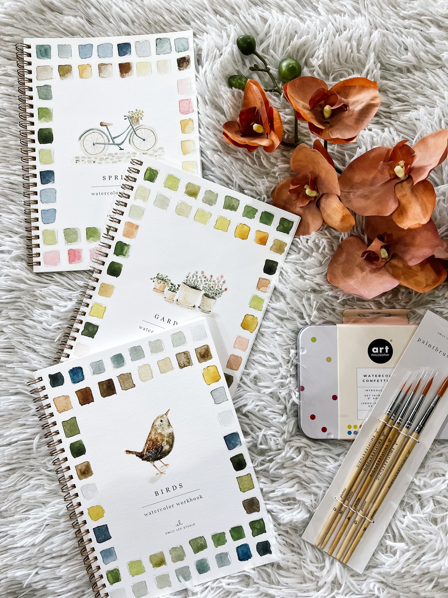Spring Watercolor Book
