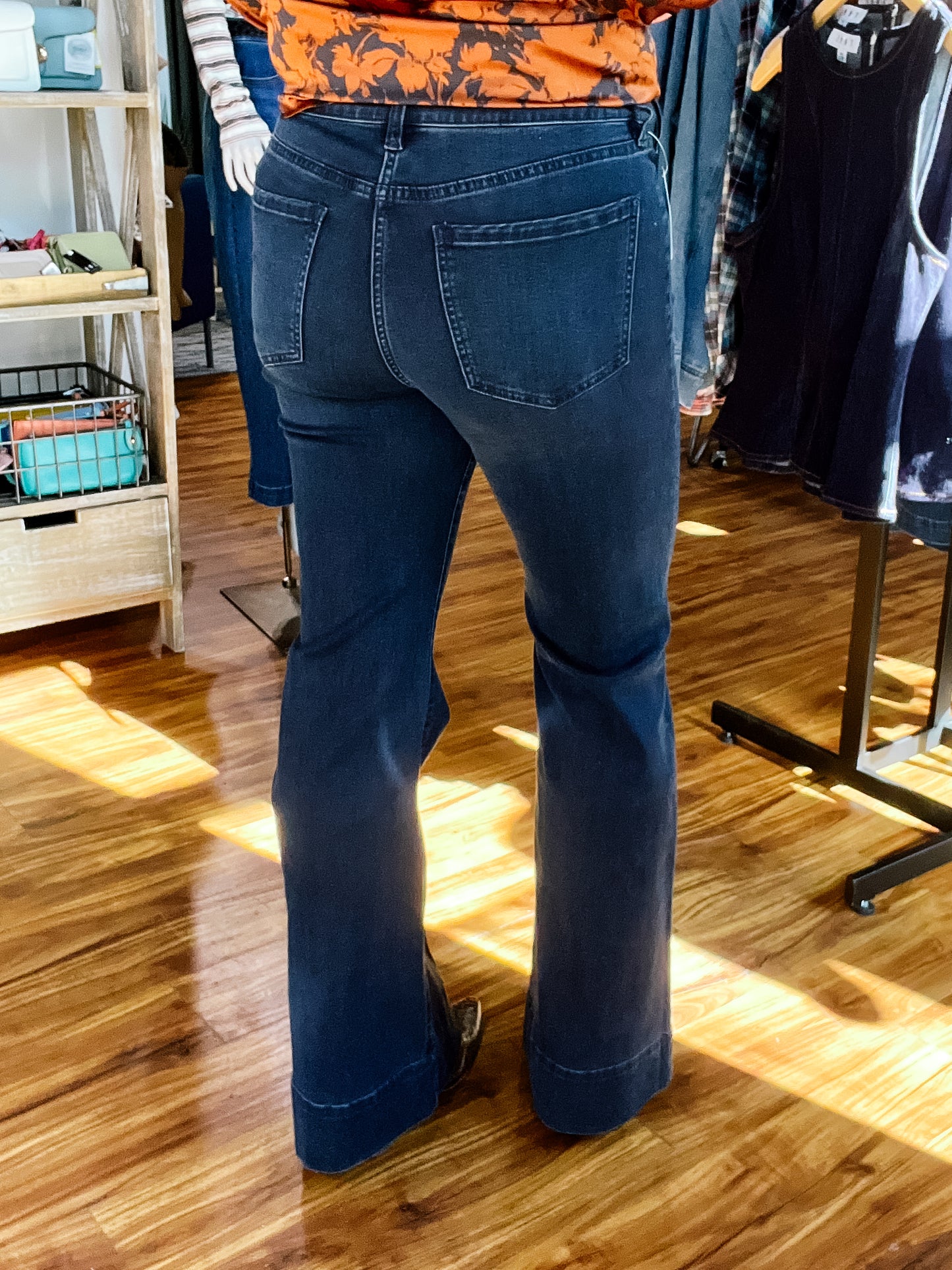 Hannah Raven Wing Hi Rise Flare Jean