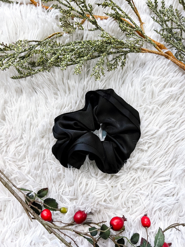Silk Solid Scrunchies