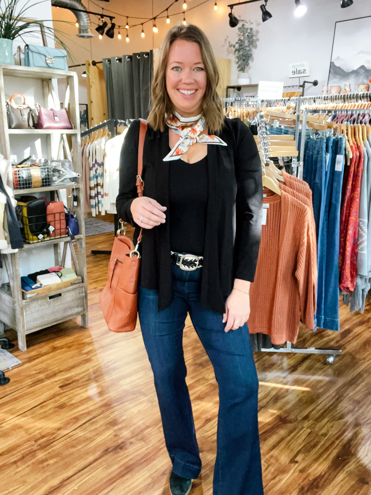 Black Lightweight Cardigan