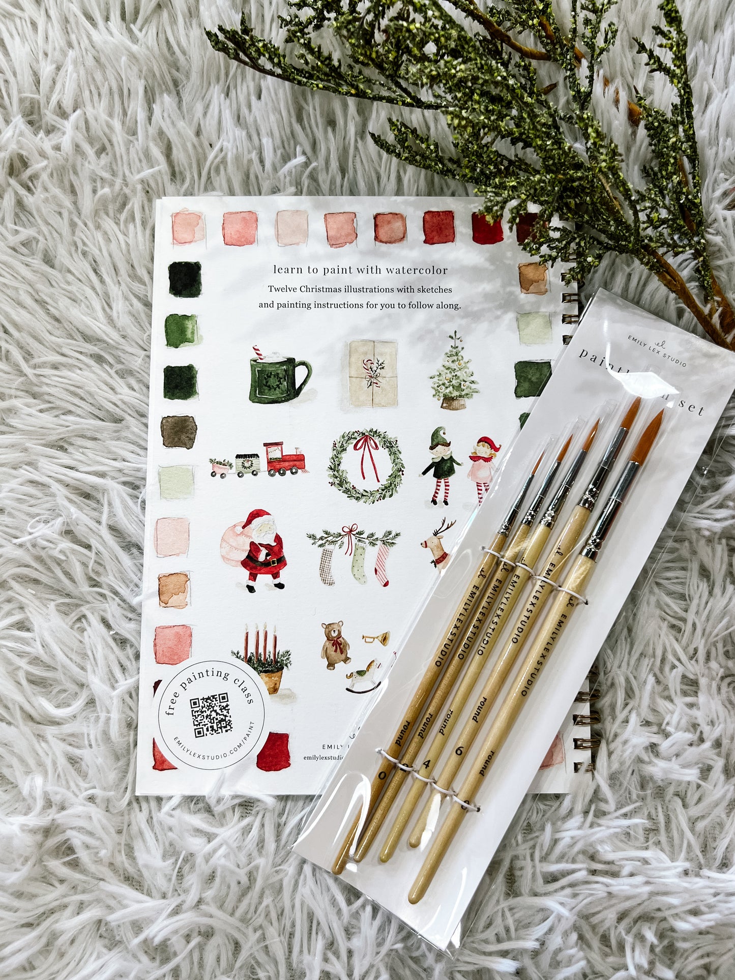 Watercolor Workbook Christmas