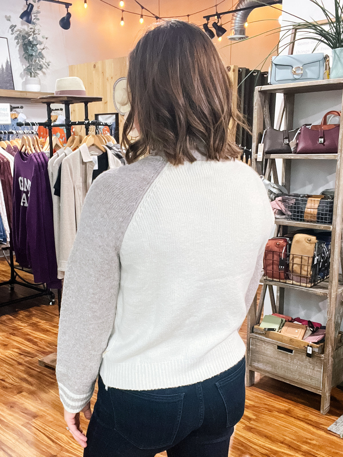 Diamond Braid Stitch Sweater Jacket