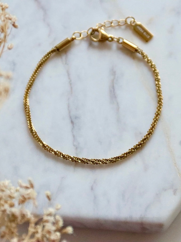 Gold Rope Chain Bracelet