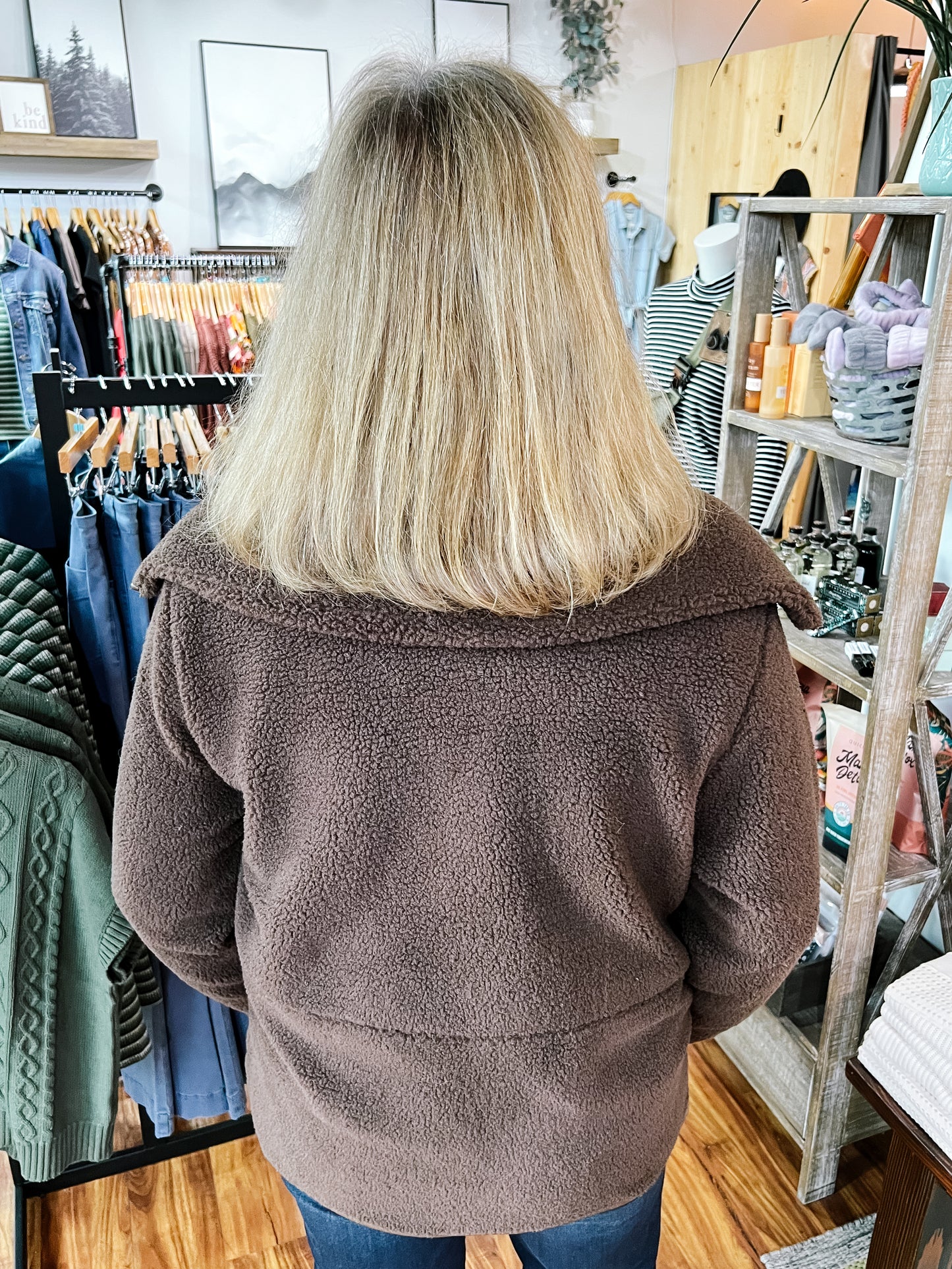 Chocolate Brown Teddy Bear Jacket