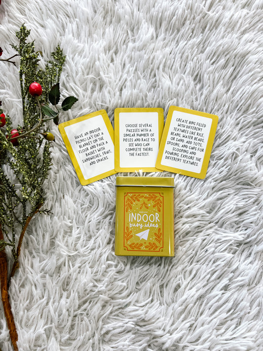 Indoor Busy Ideas Card Deck