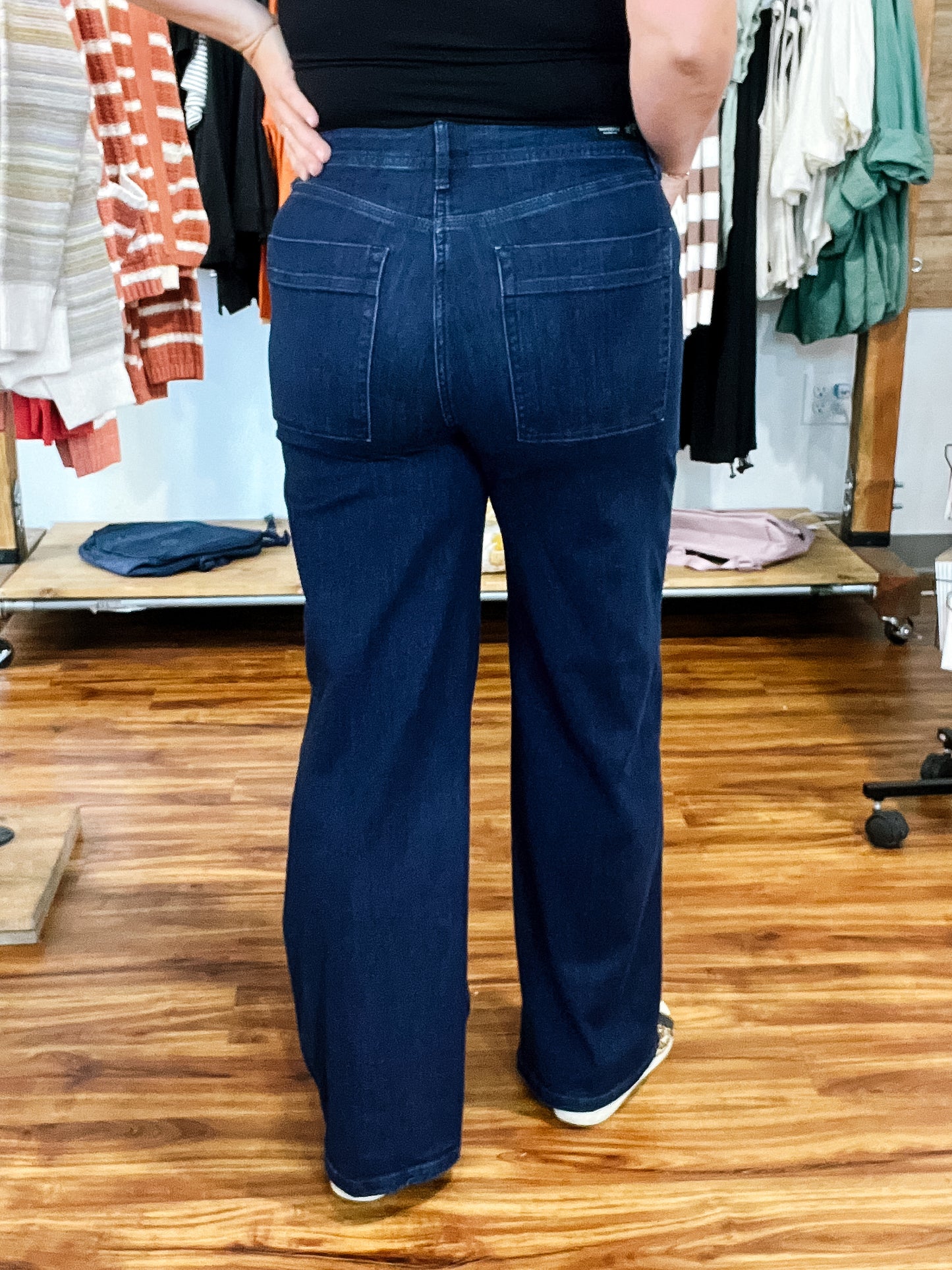 Stride Empire Blue Wide Leg Jean