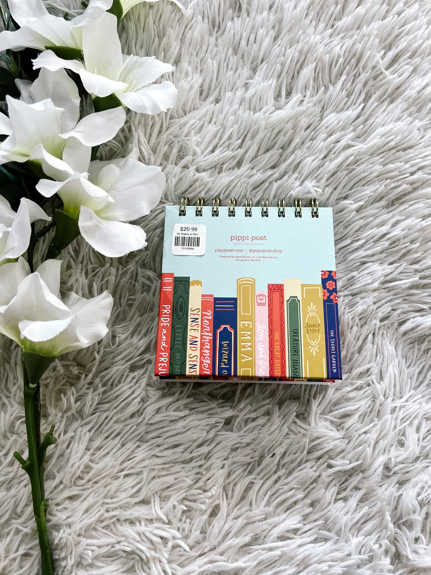 52 Weeks of Book Quotes Flip Calendar