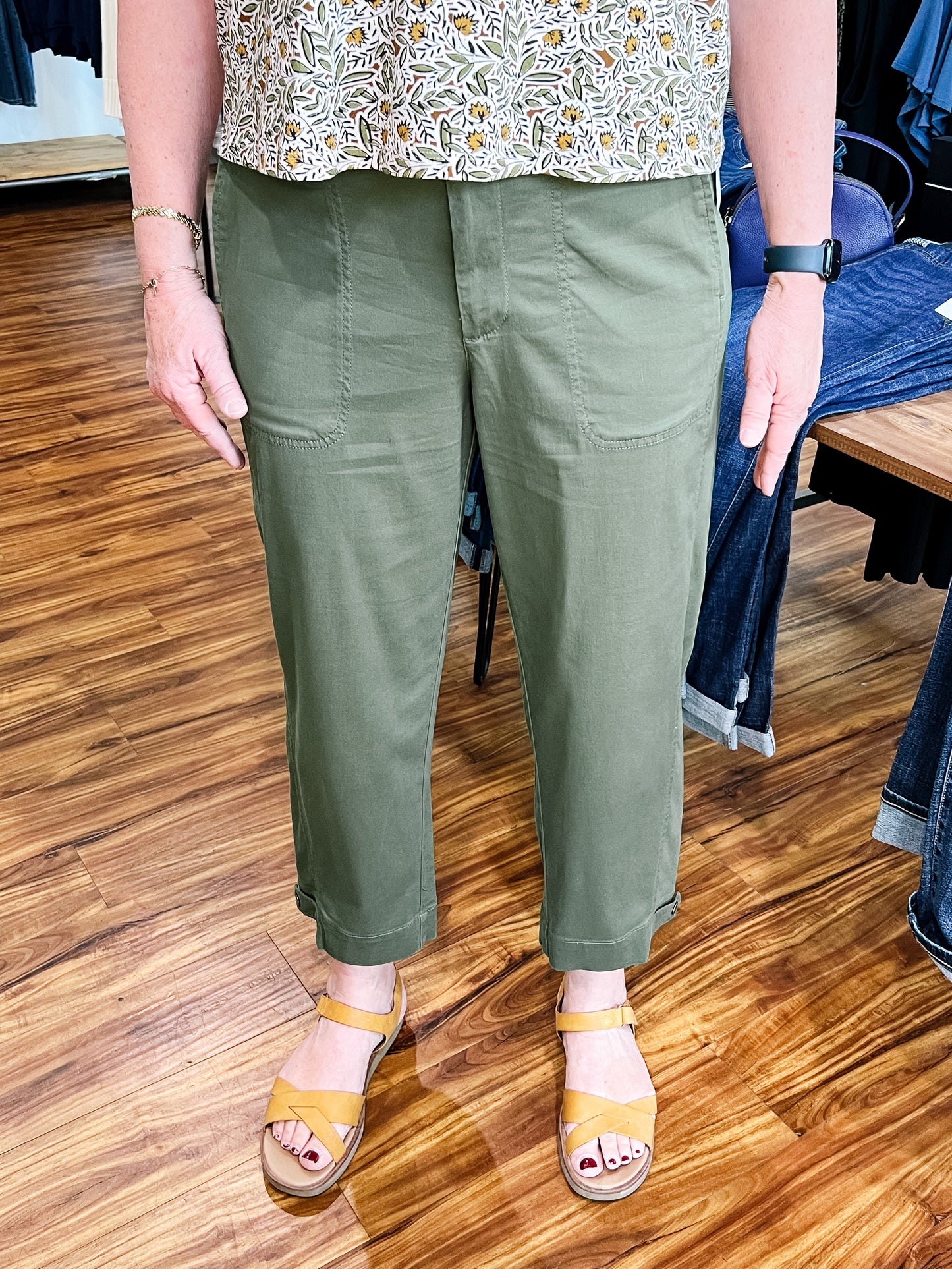 Olive Green Utility Pant
