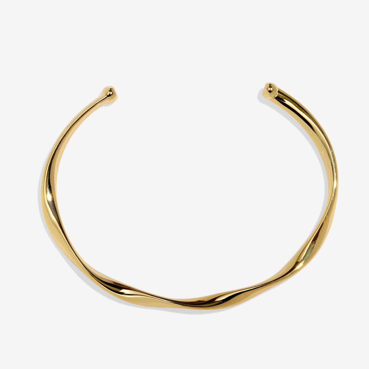 Gold Twist Bangle Bracelet