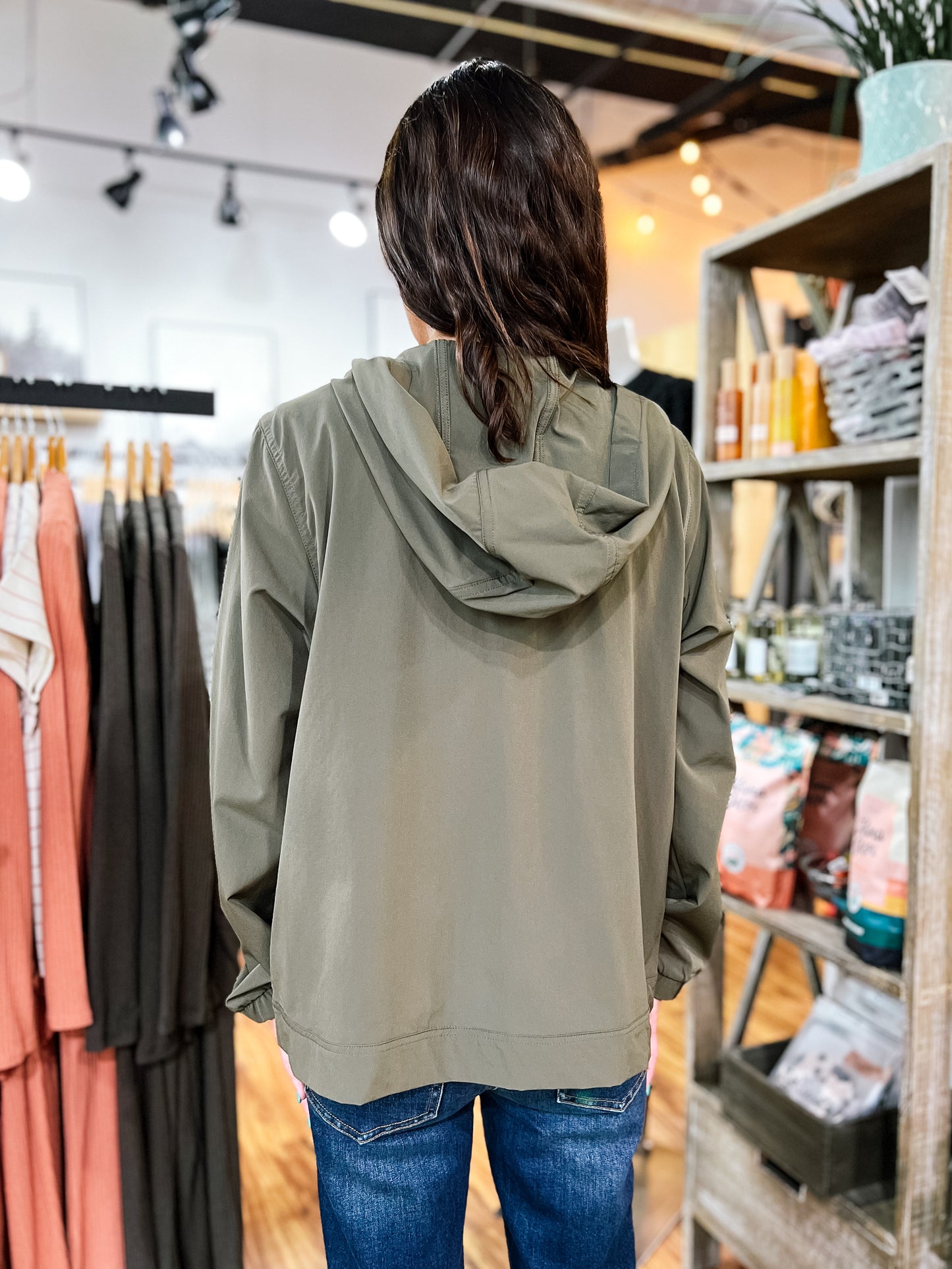 Olive Jacket w/ Front Pockets
