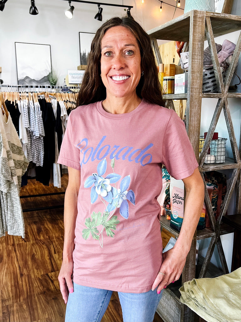 Mauve CO Columbine T-Shirt