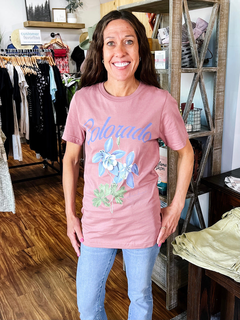 Mauve CO Columbine T-Shirt