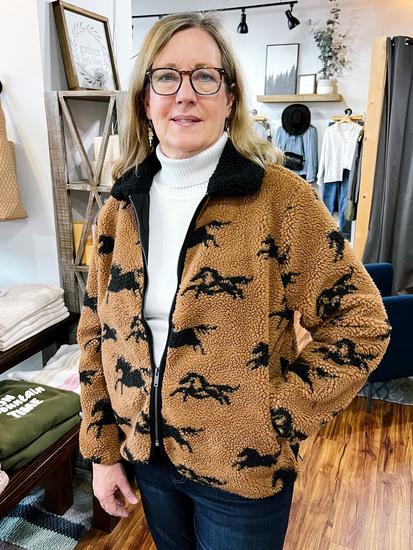 Brown Sherpa Jacket