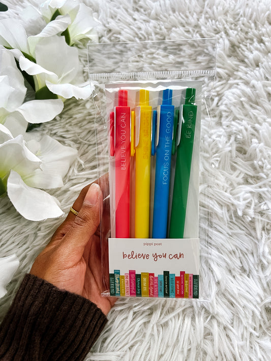 Believe You Can Pen Set