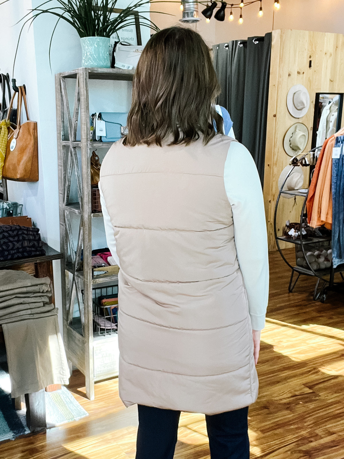 Tan Long Vest