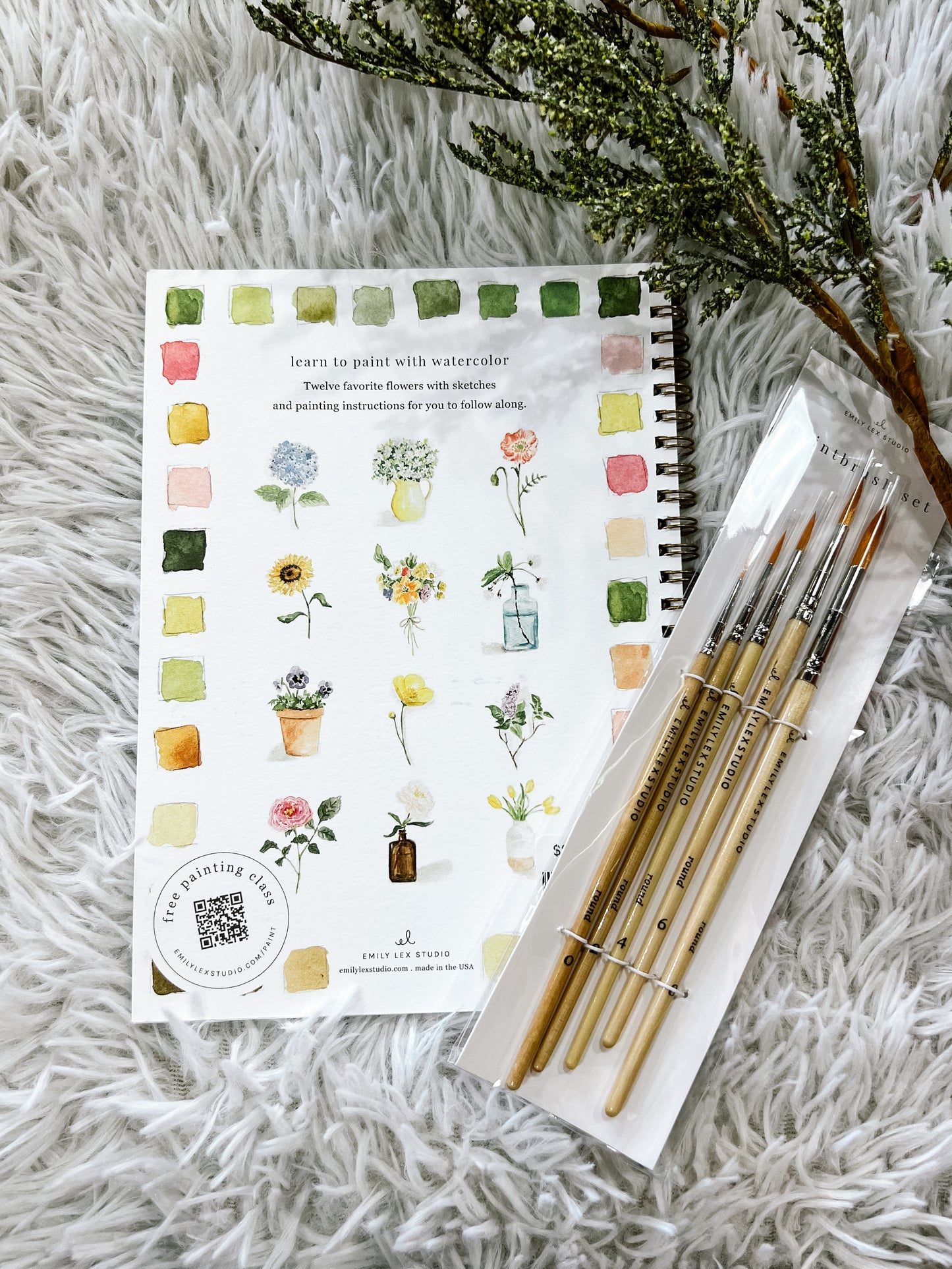 Watercolor Workbook Flowers