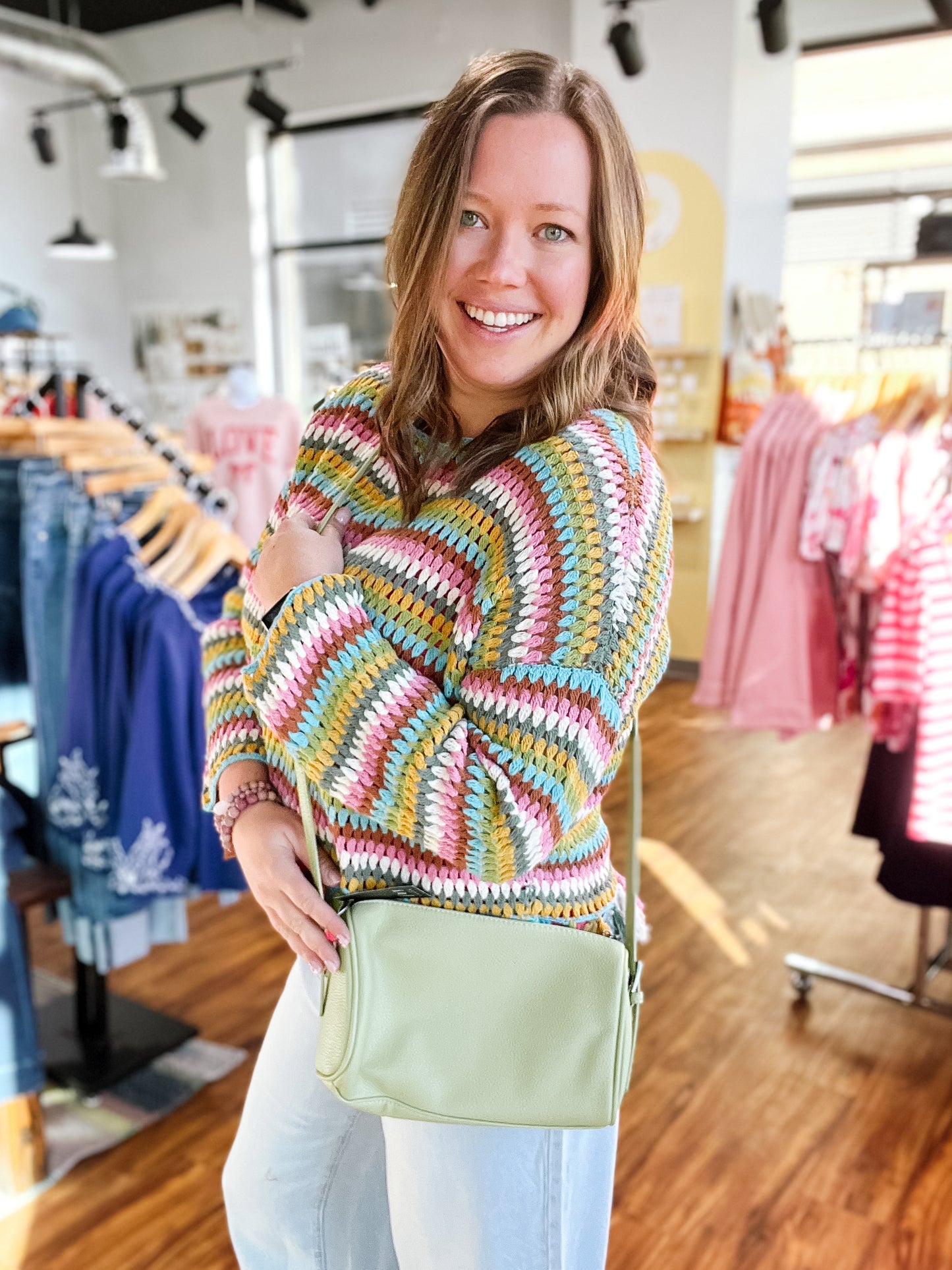 Multi Color Tassel Sweater