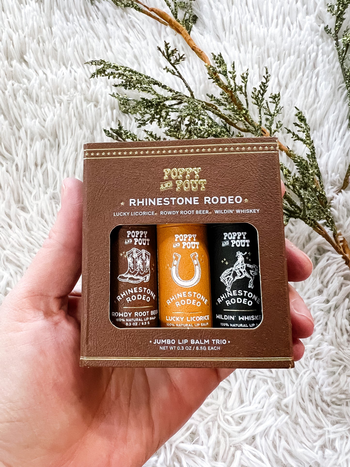 Rhinestone Rodeo Lip Balm Trio