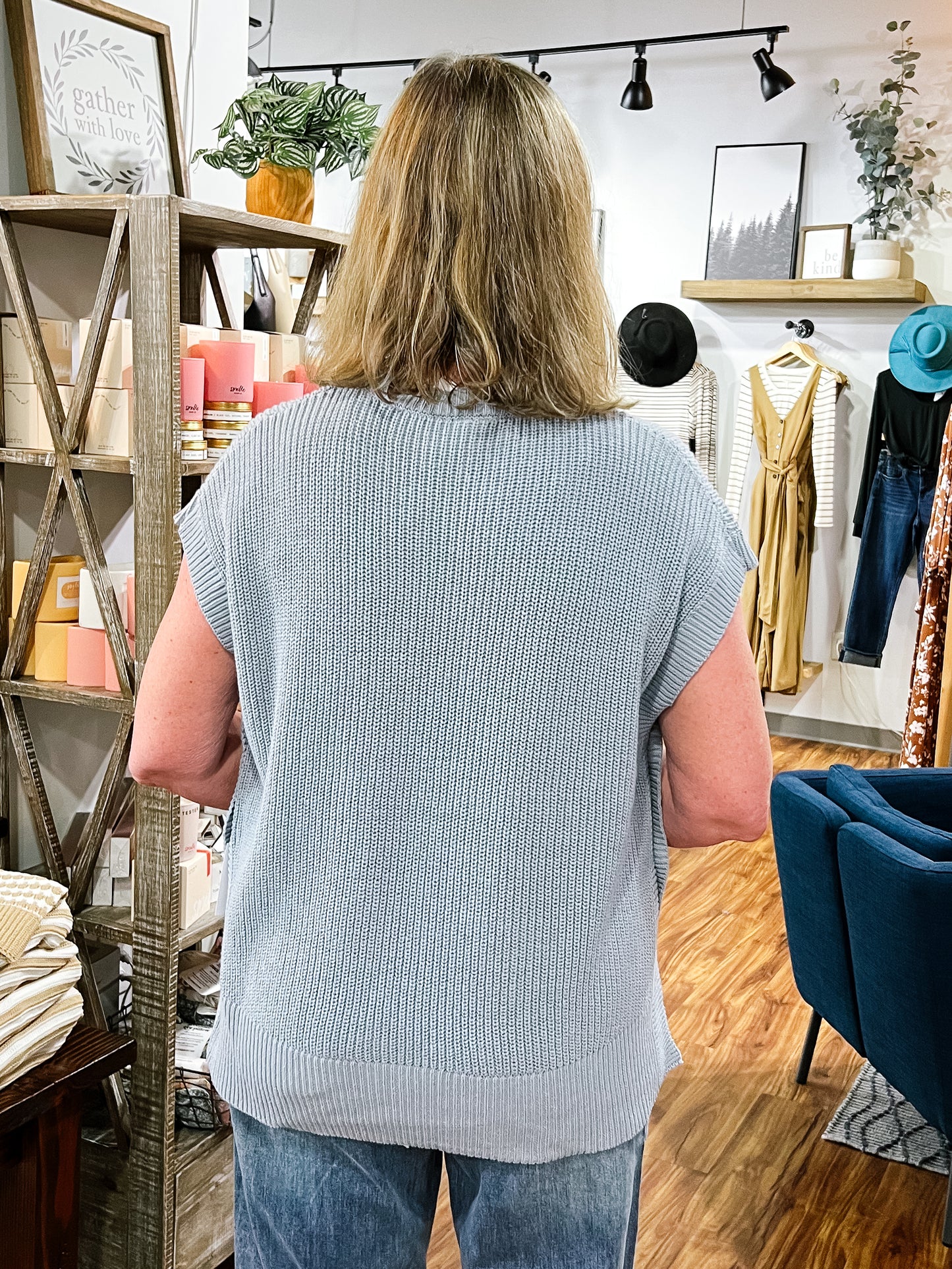 Powder Blue Sweater Vest