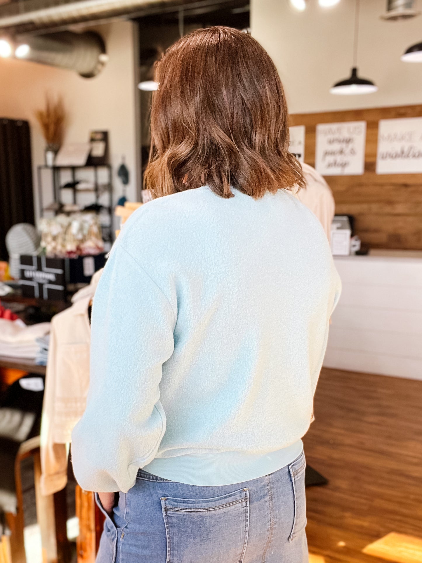 Blue Vacay Sweatshirt