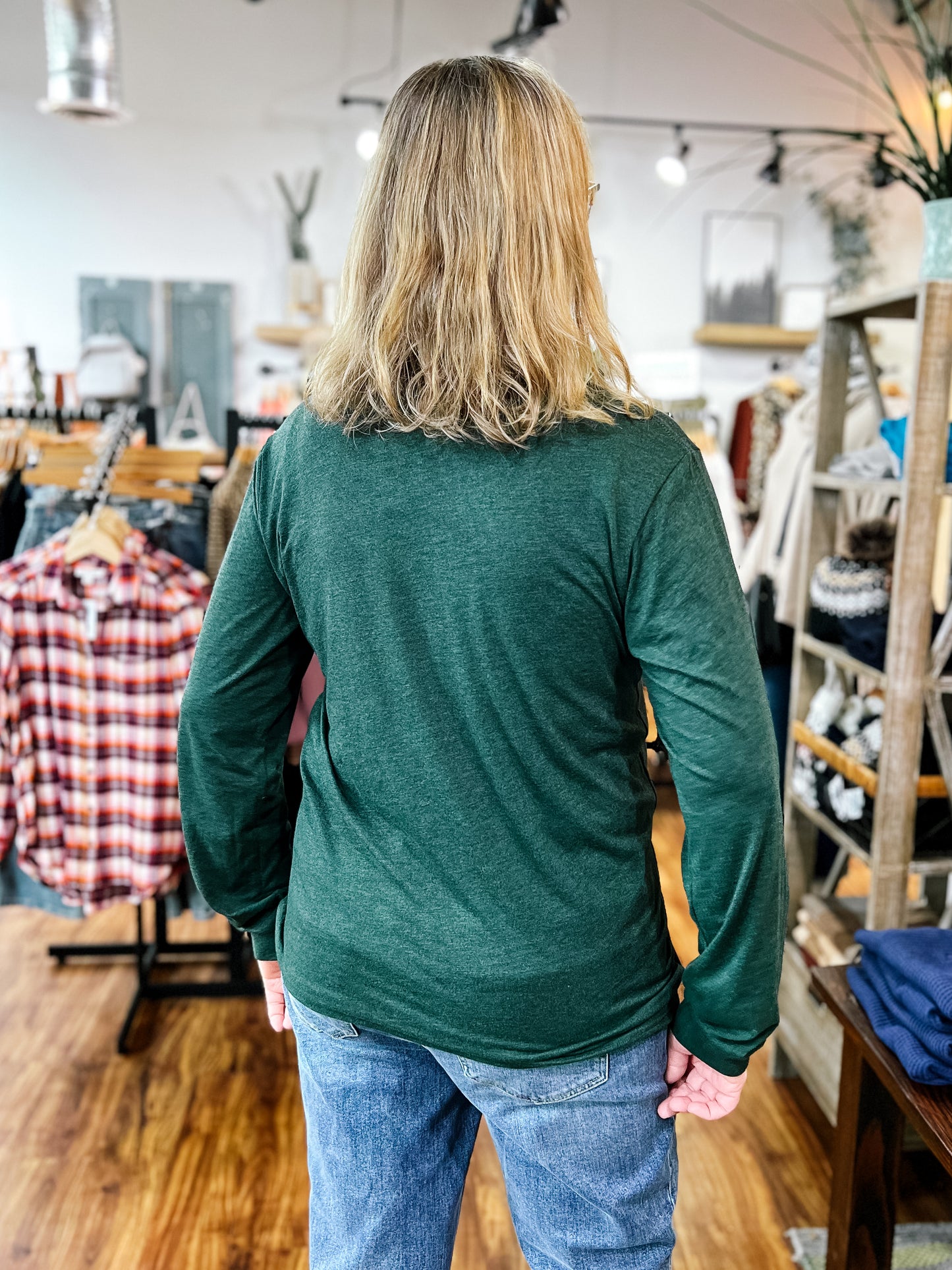 Hunter Green Colorado Long Sleeve Tee