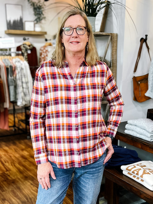 Colorful Plaid Shirt