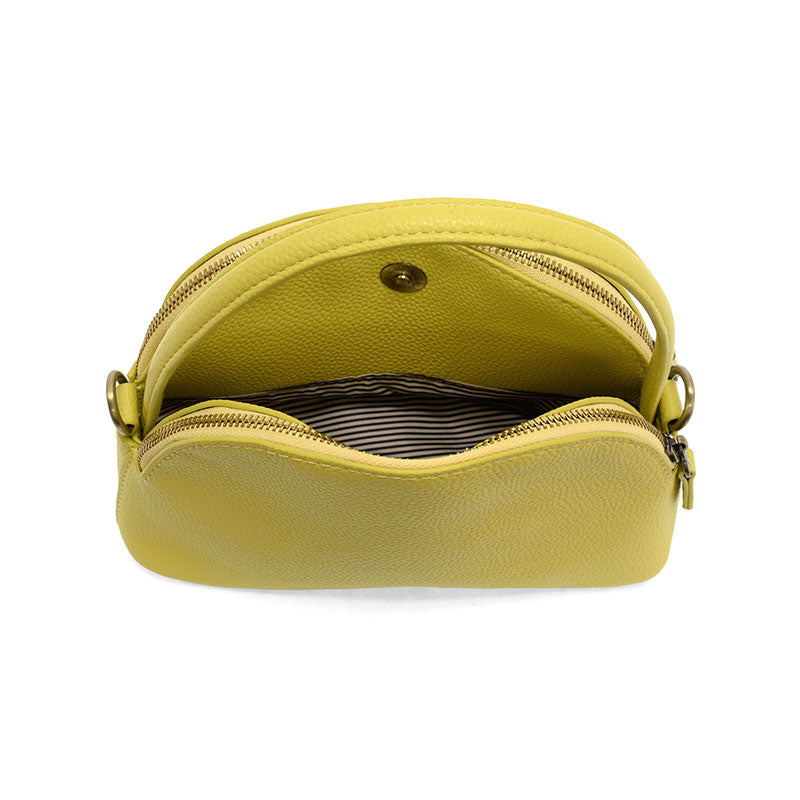 Double Zip Dome Crossbody