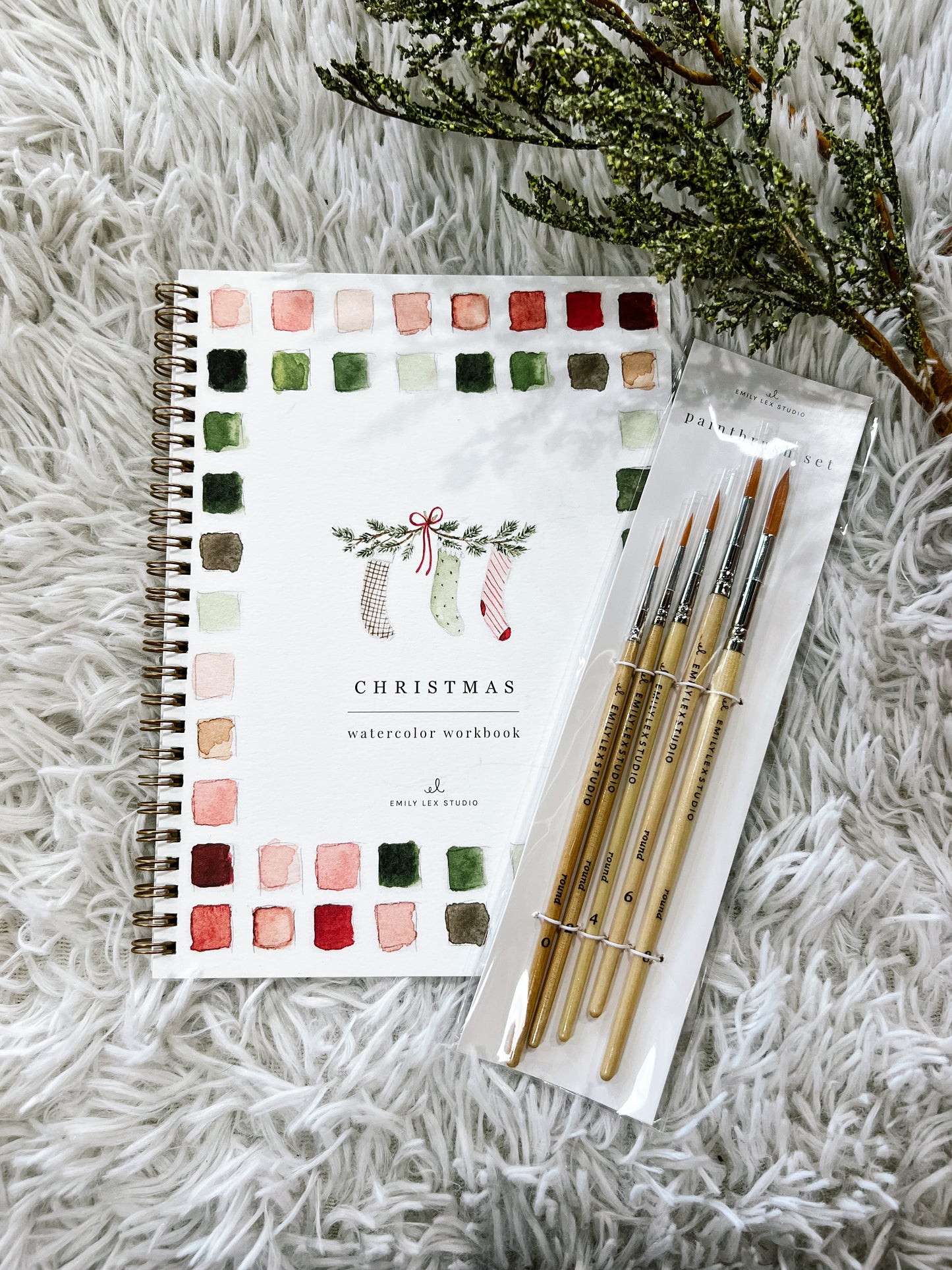 Watercolor Workbook Christmas