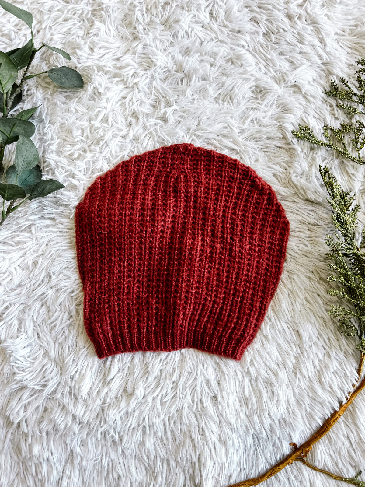 Mohair Hand Knit Beanie