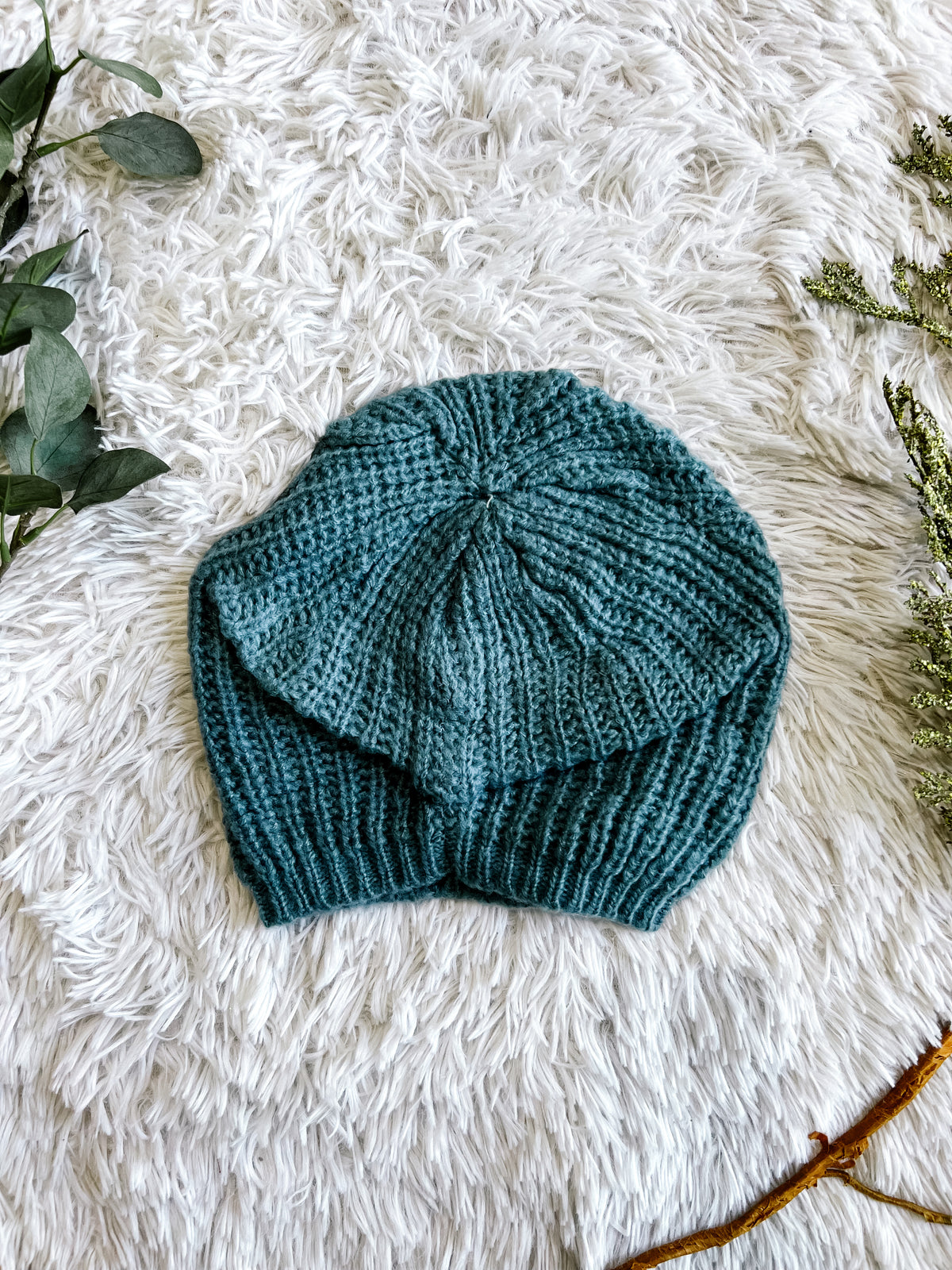 Mohair Hand Knit Beanie