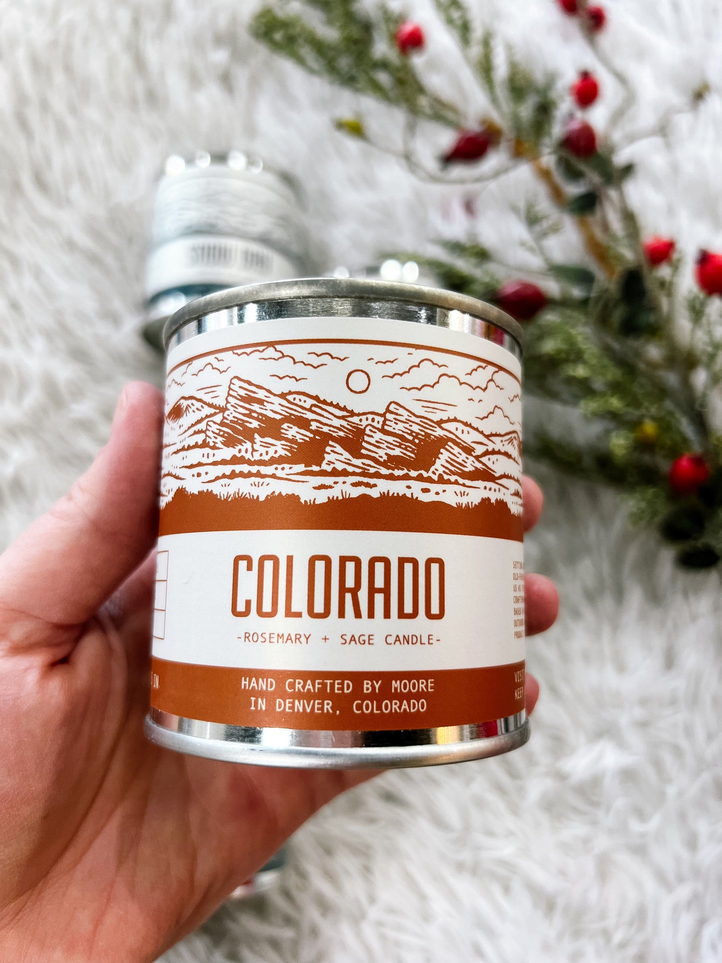 Half Pint Sized Tin Candle