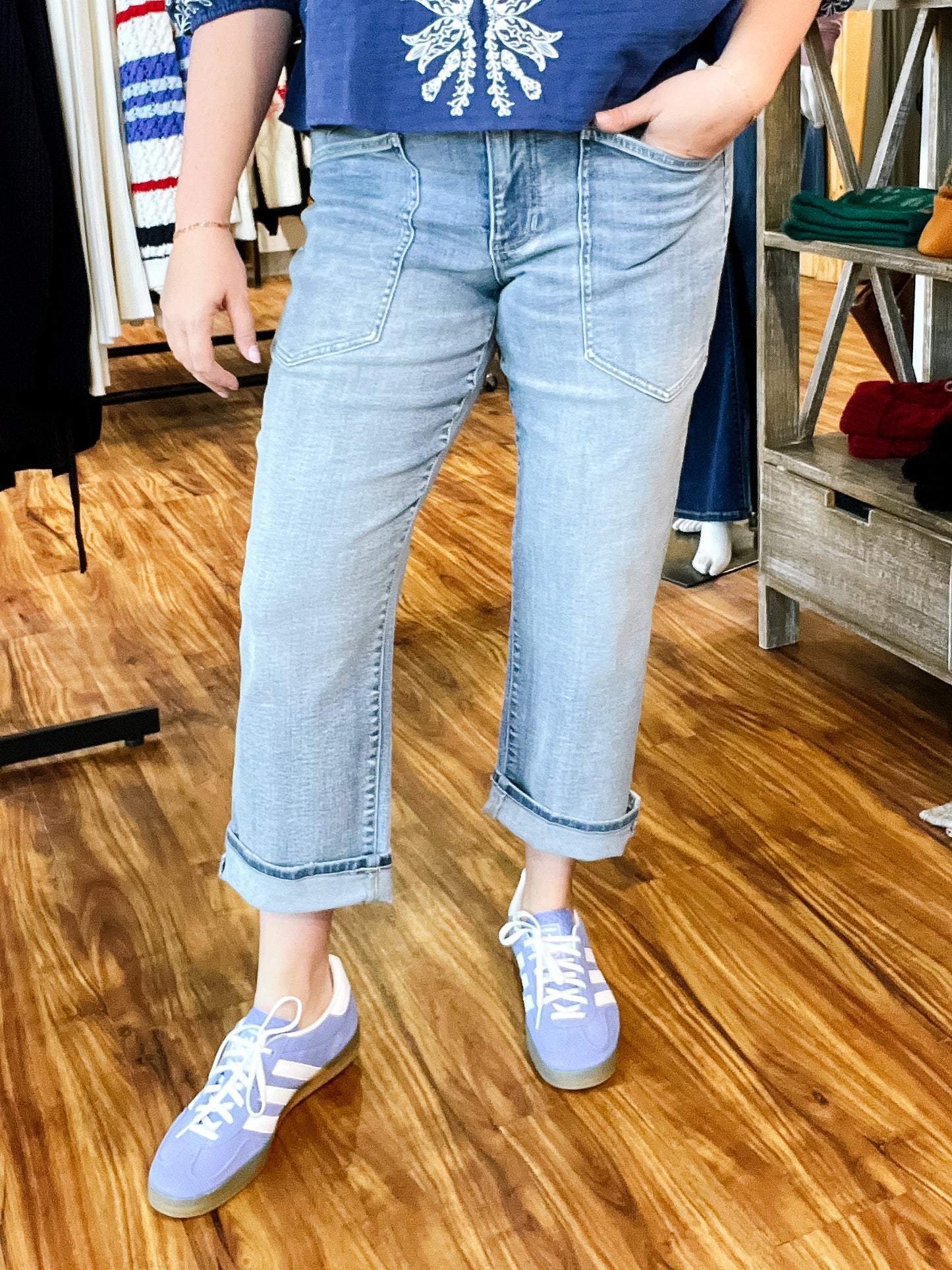 Marley Girlfriend Cruise Cropped Jean