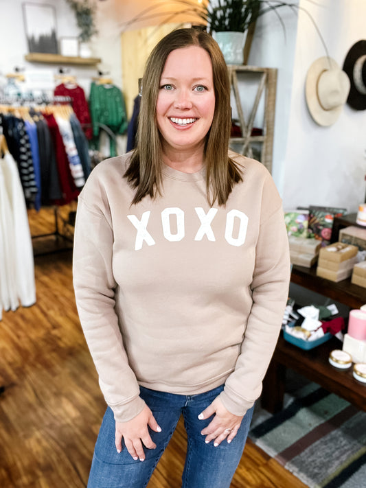 Tan XOXO Sweatshirt