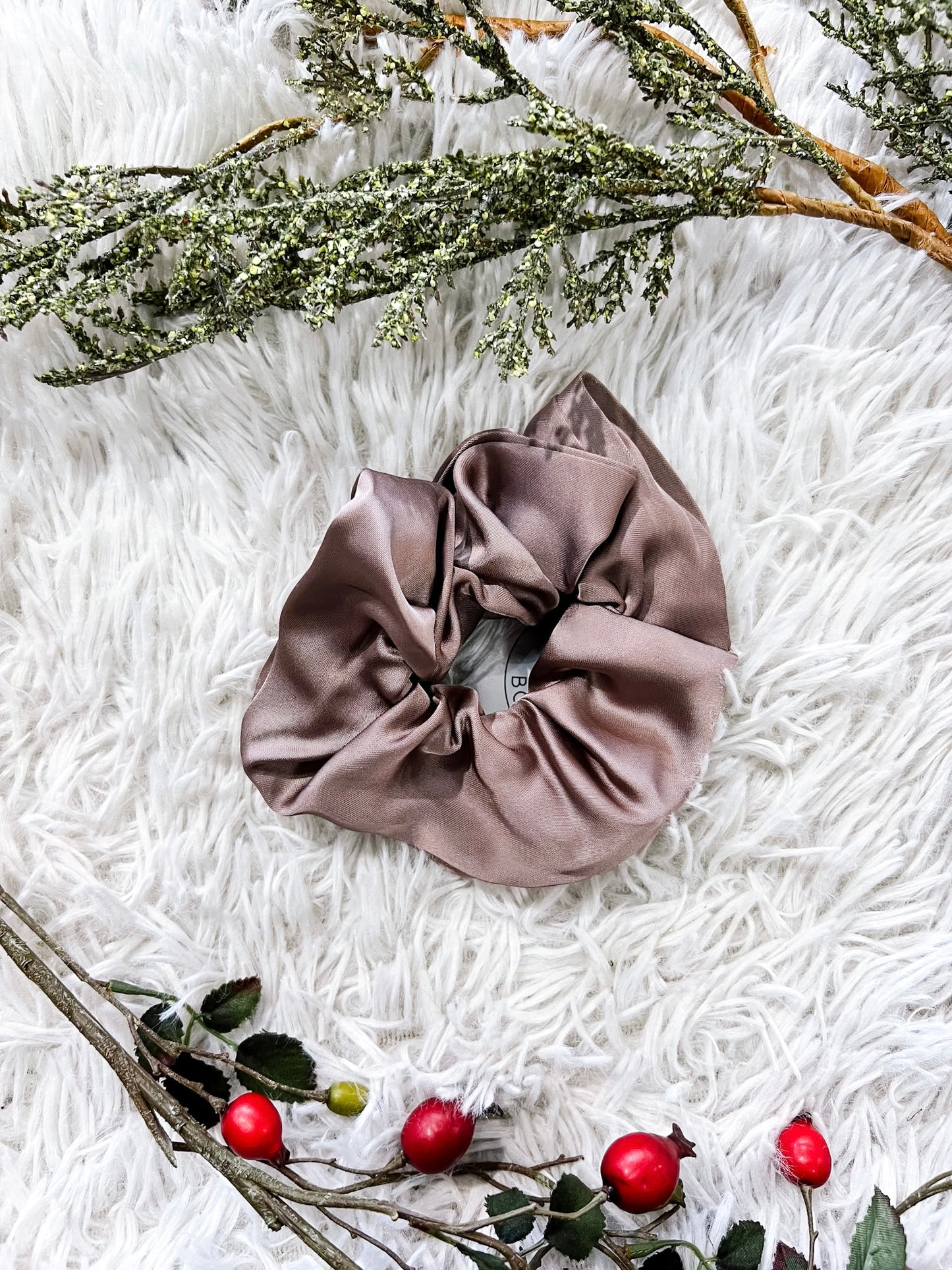 Silk Solid Scrunchies