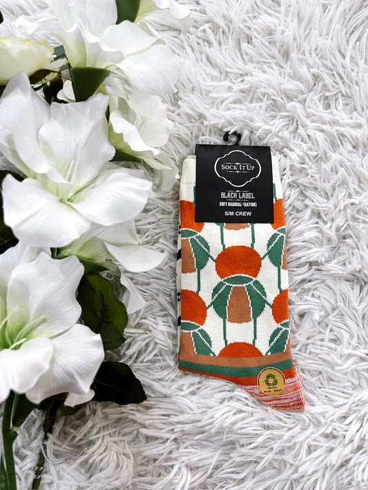 Soma Sent Ivory Rust Sock
