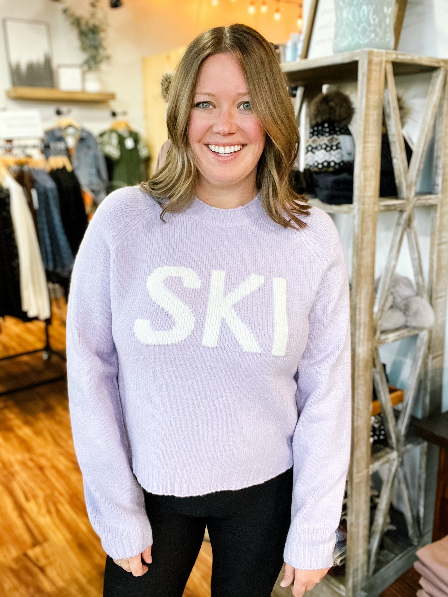Lilac Ski Sweater