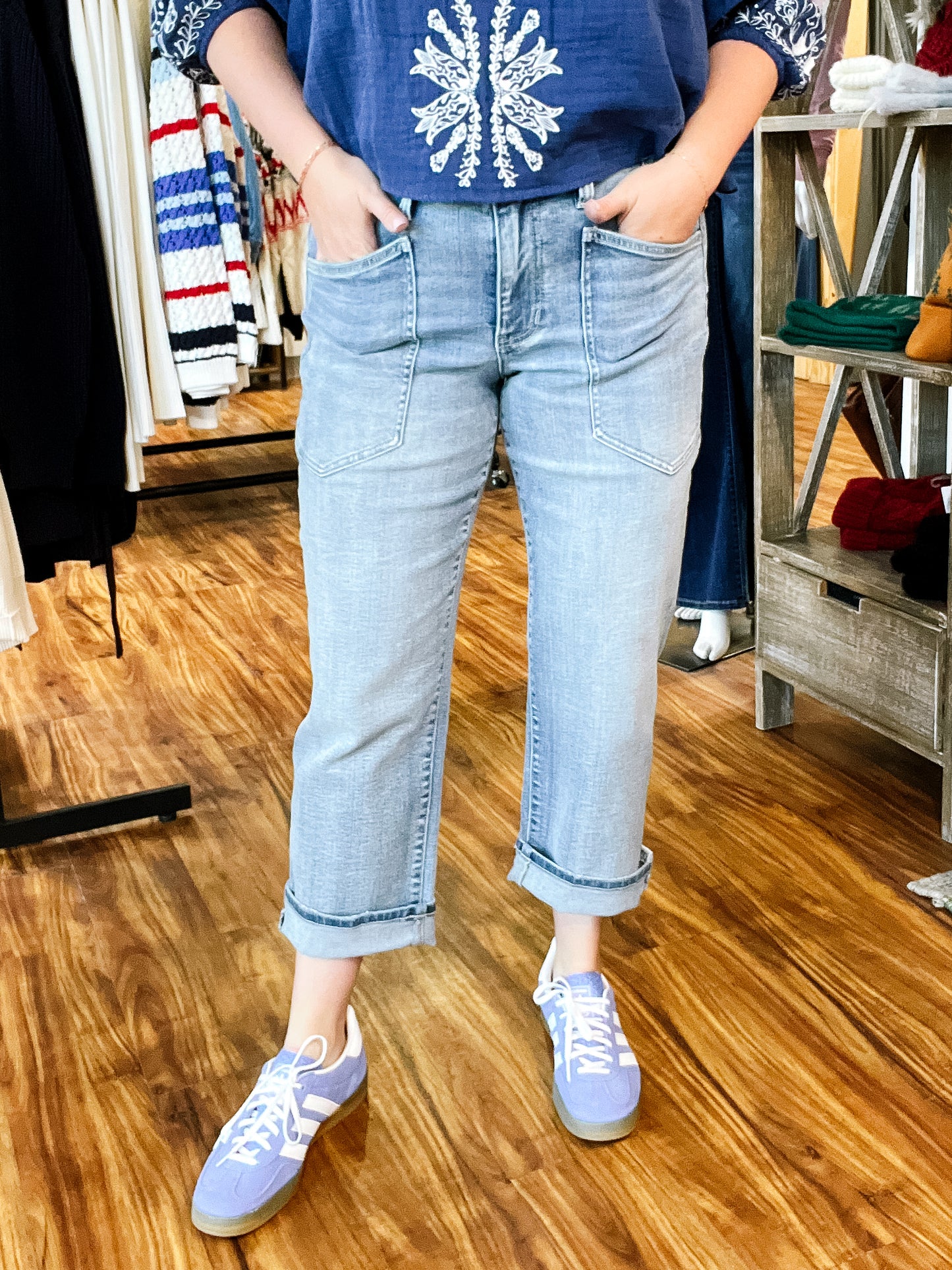 Marley Girlfriend Cruise Cropped Jean