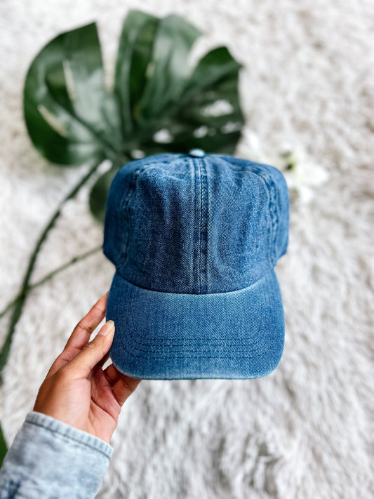 Denim Baseball Cap
