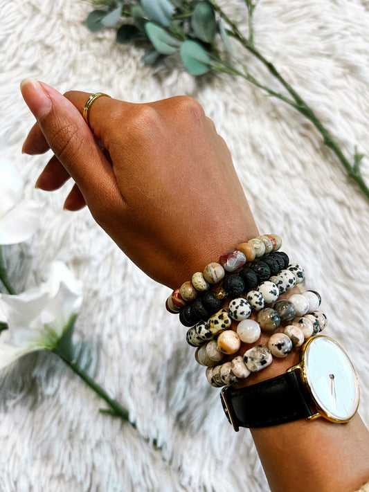 Stone Stacking Bracelets