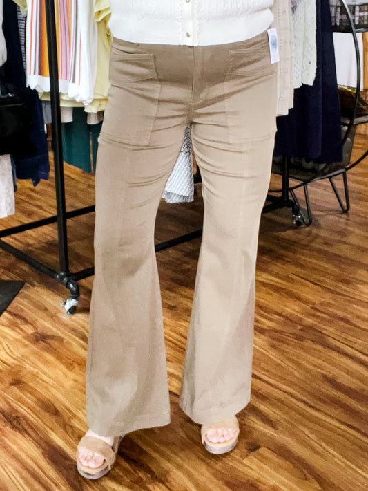 HR Flare Oak Brown Pants
