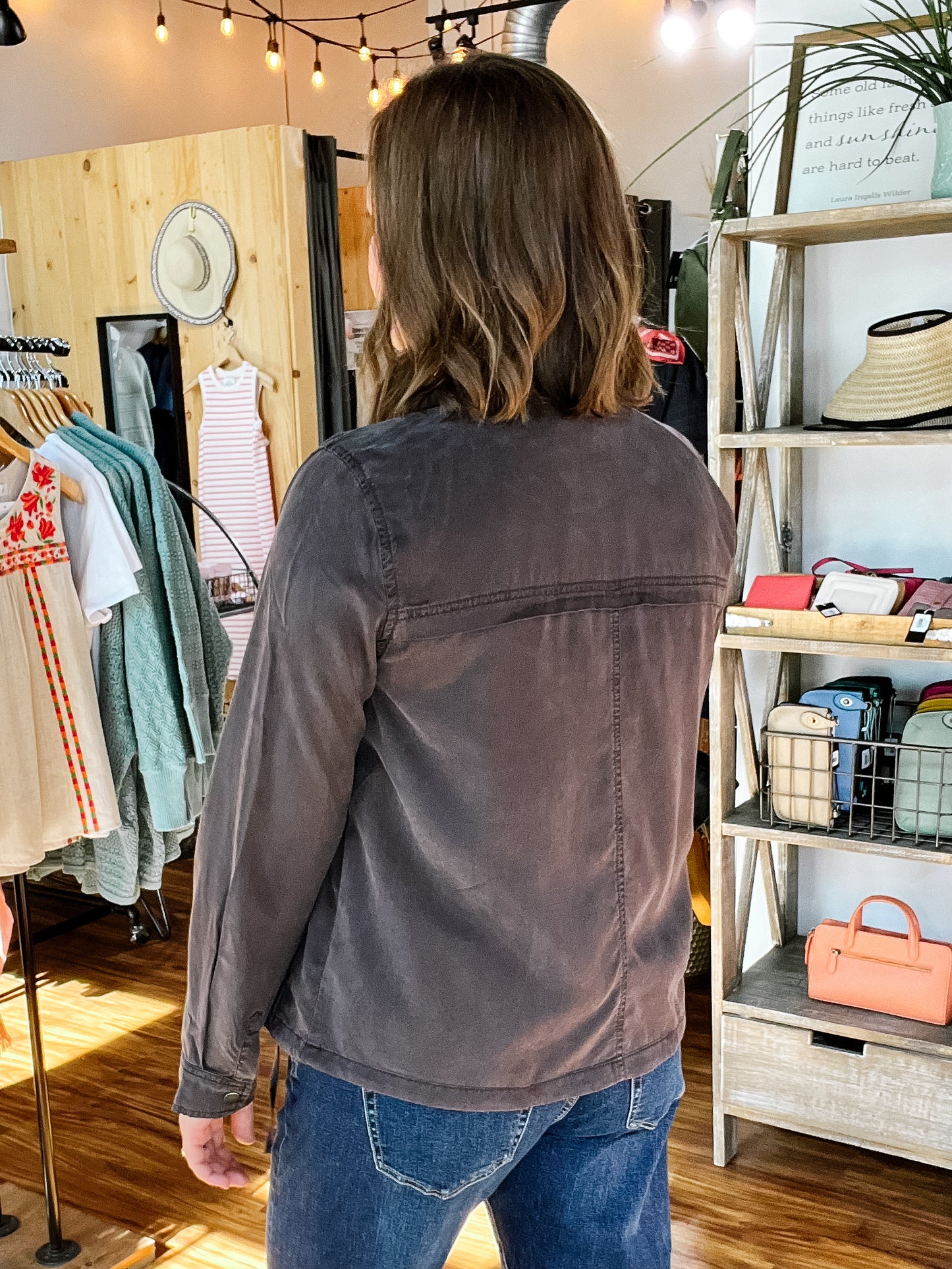 Charcoal Utility Jacket