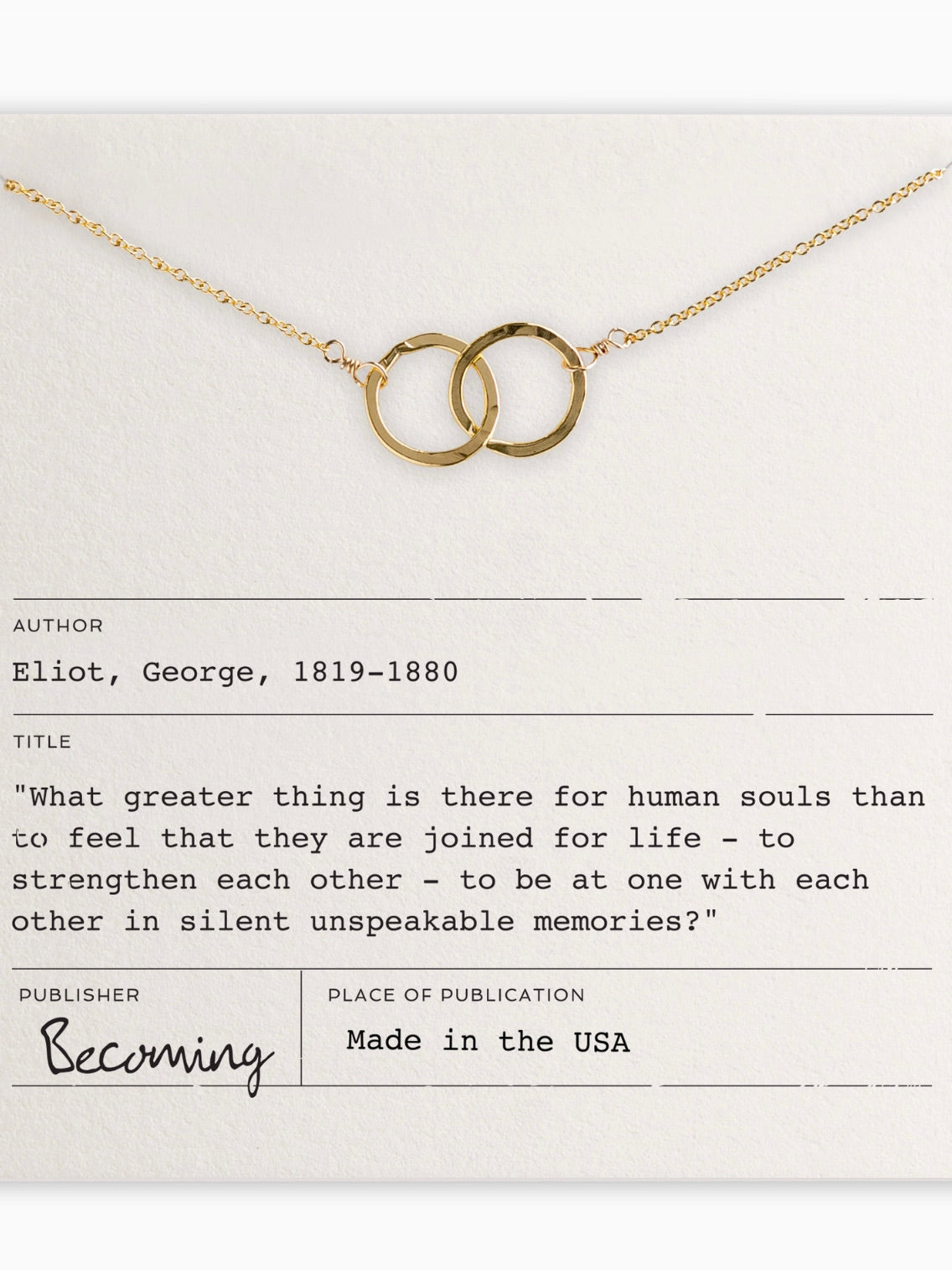 Joined For Life Necklace