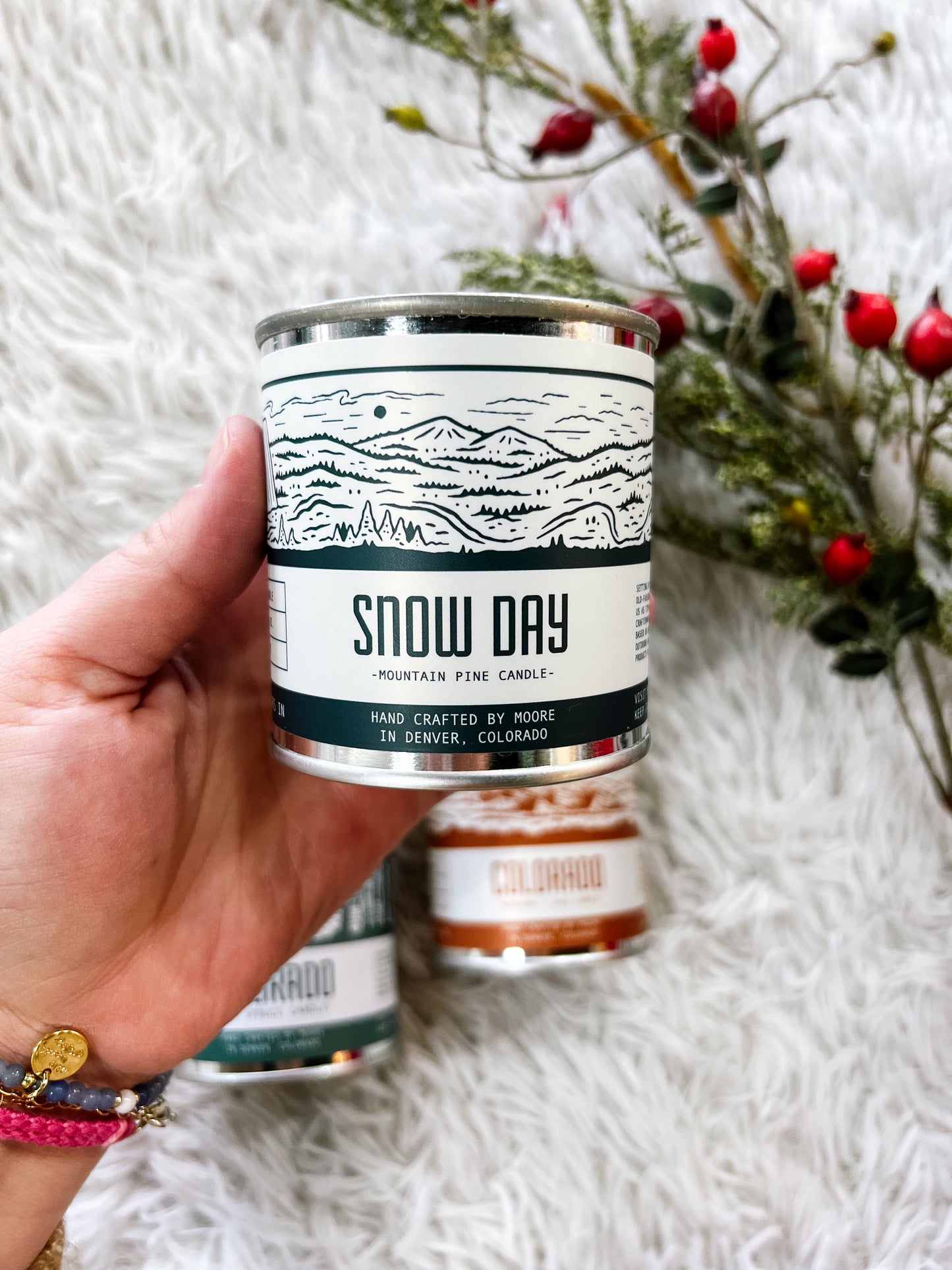 Half Pint Sized Tin Candle