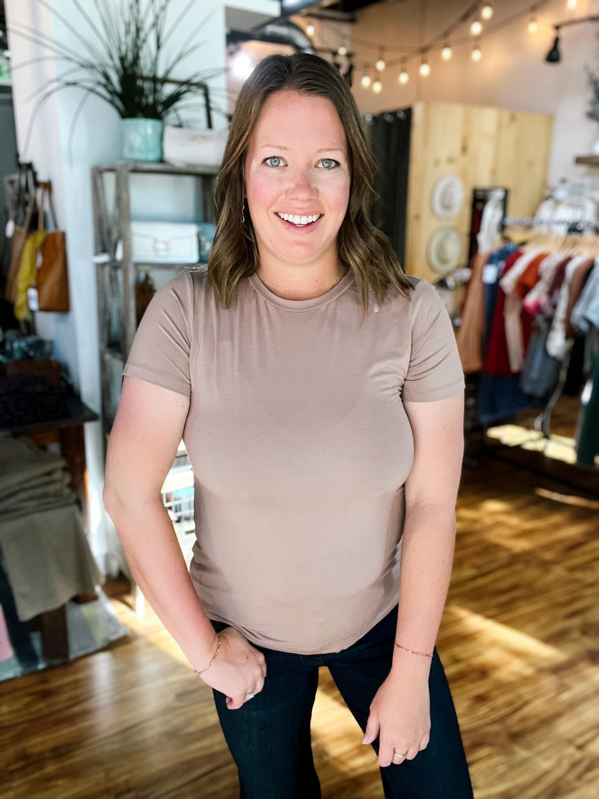 Modal Round Neck Top