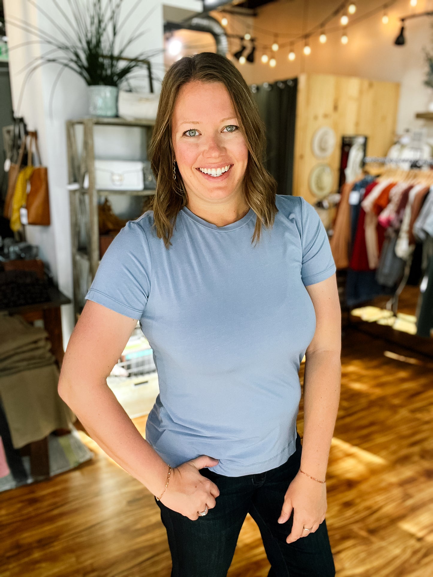 Modal Round Neck Top
