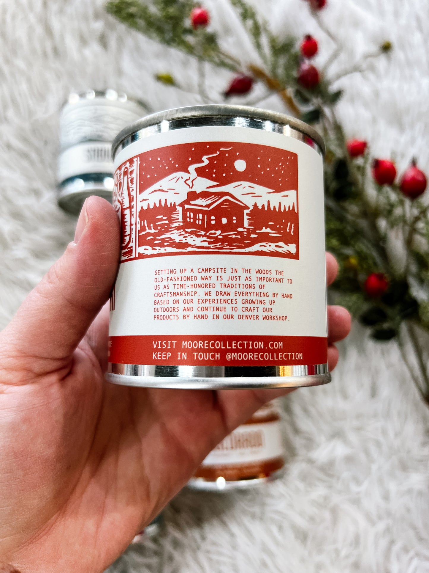 Half Pint Sized Tin Candle