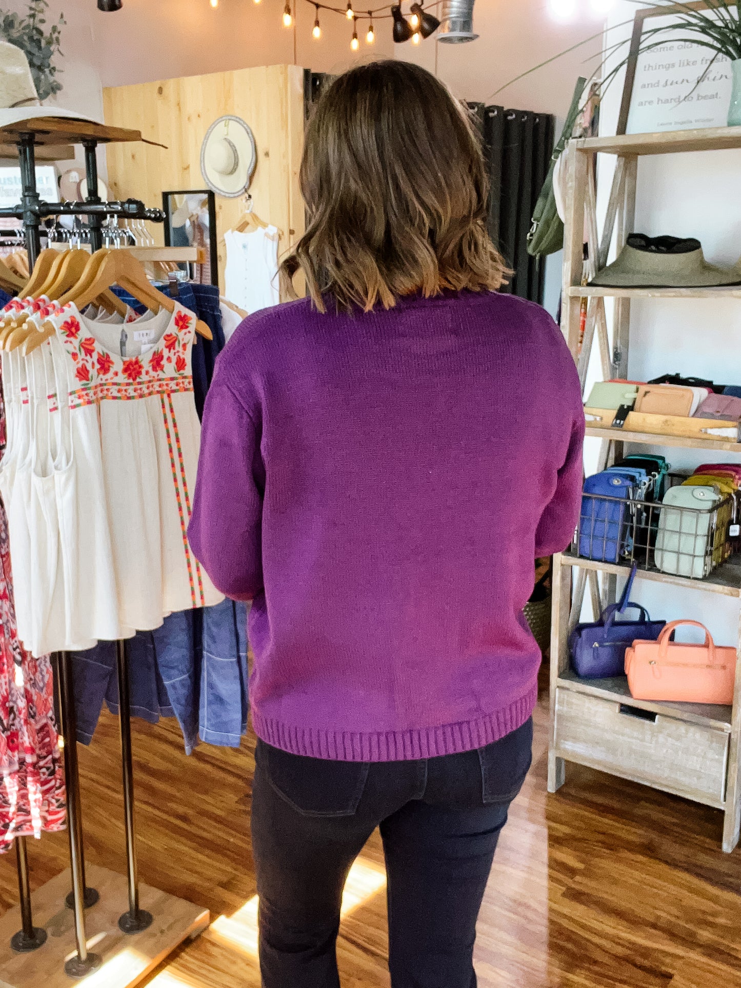 Purple Game Day Sweater