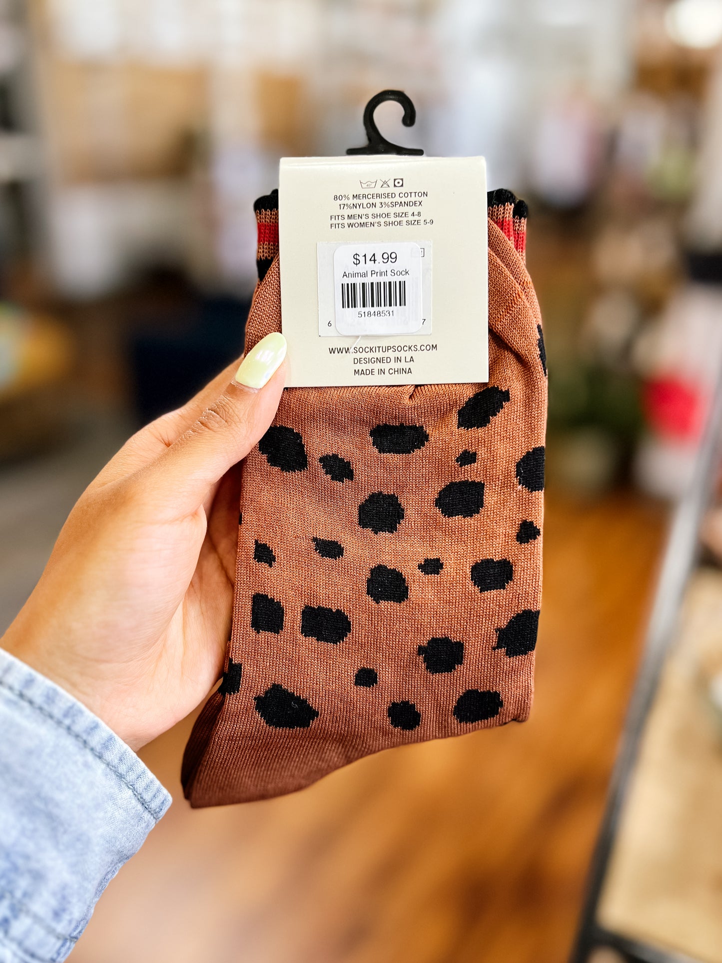 Animal Print Socks